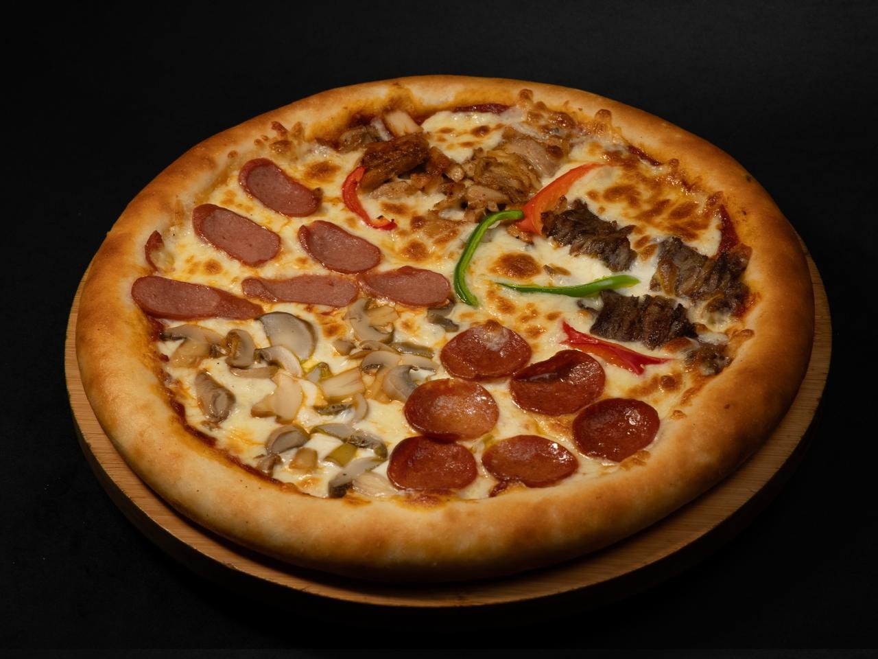 بيتزا مشكل ( وسط )